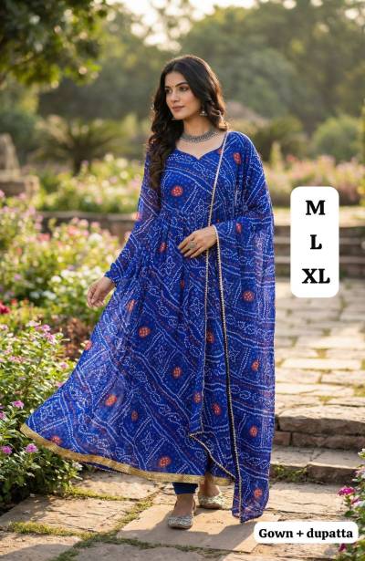 BANNO SWAG BY INLI DESIGNER GEORGETTE PRINTED TOP WHOLESALER IN INDIA 